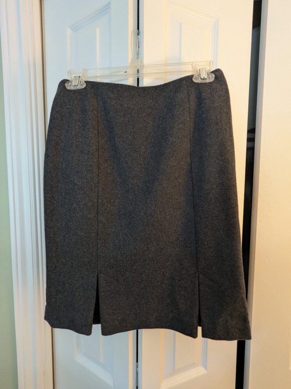 Mario Seranni Gray Flannel Skirt